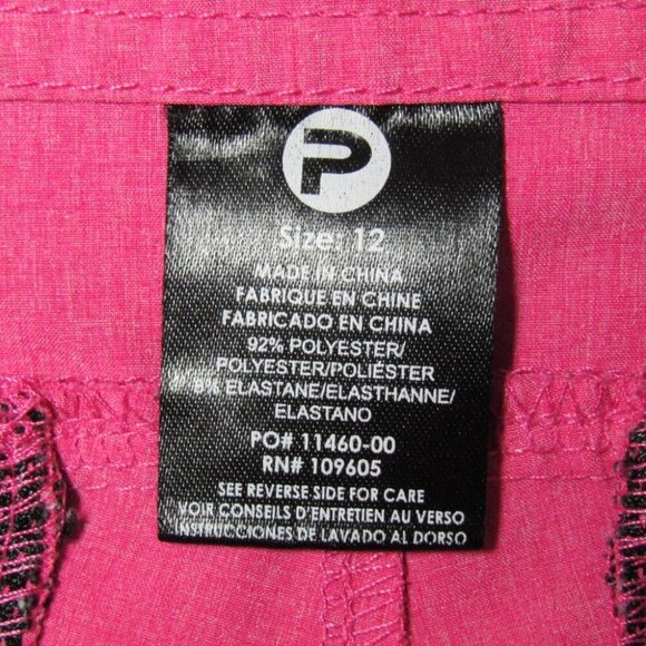 Pelagic Hybrid Ocean Flex Pink Shorts Womens Size 12 Casual Performance Bottoms - Picture 8 of 11